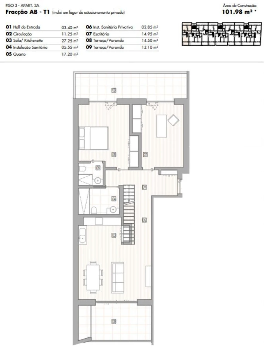 Apartamento T2 para Venda em Lagos (São Sebastião e Santa Maria) Foto 12