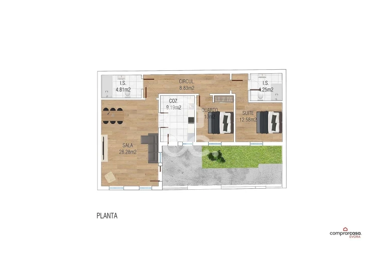 Moradia T2 para Venda em Viana do Alentejo Foto 3