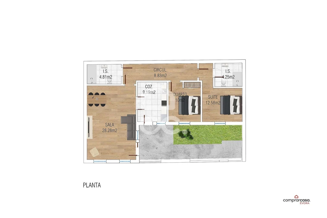 Moradia T2 para Venda em Viana do Alentejo Foto 3