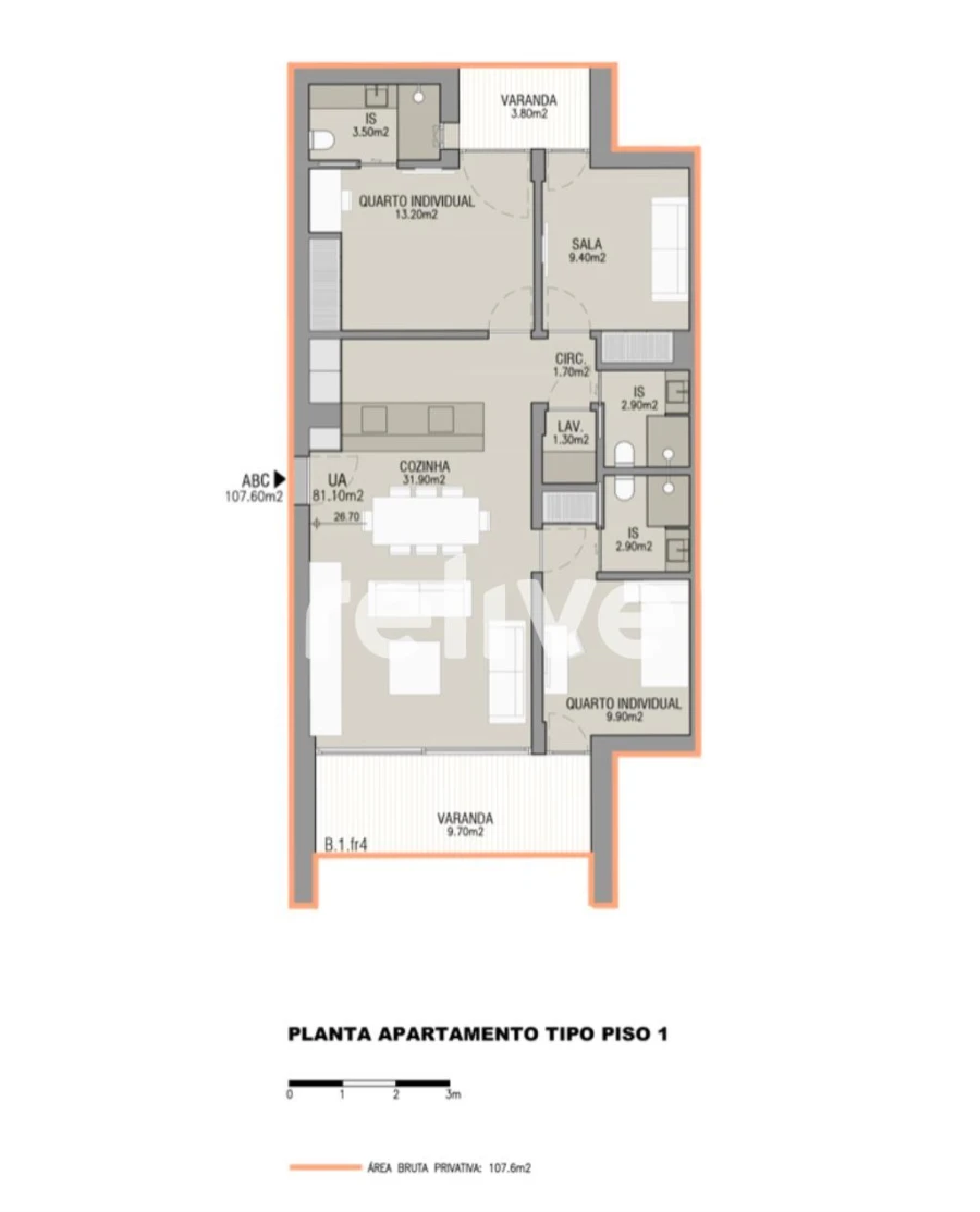 Apartamento T3 para Venda em Porto Covo Foto 17