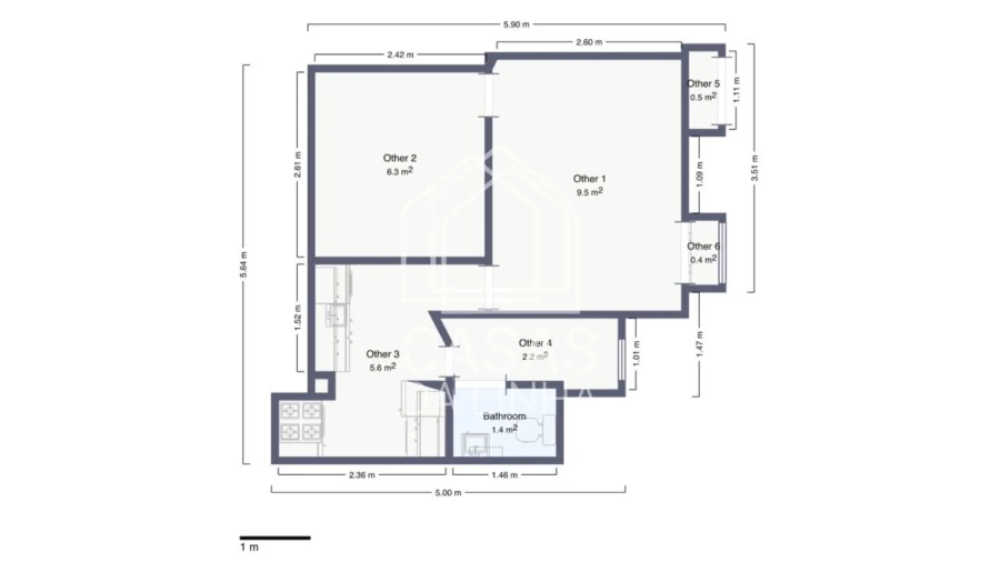 Apartamento T1 para Venda em Estrela Foto 24