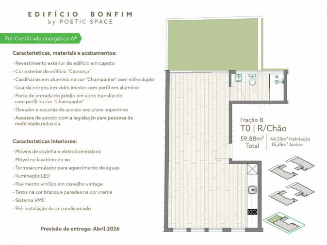 Apartamento T0 para Venda em Bonfim Foto 13