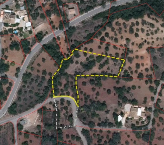 Terreno Agricola ou Rústico para Venda em Querença, Tôr e Benafim Planta 1