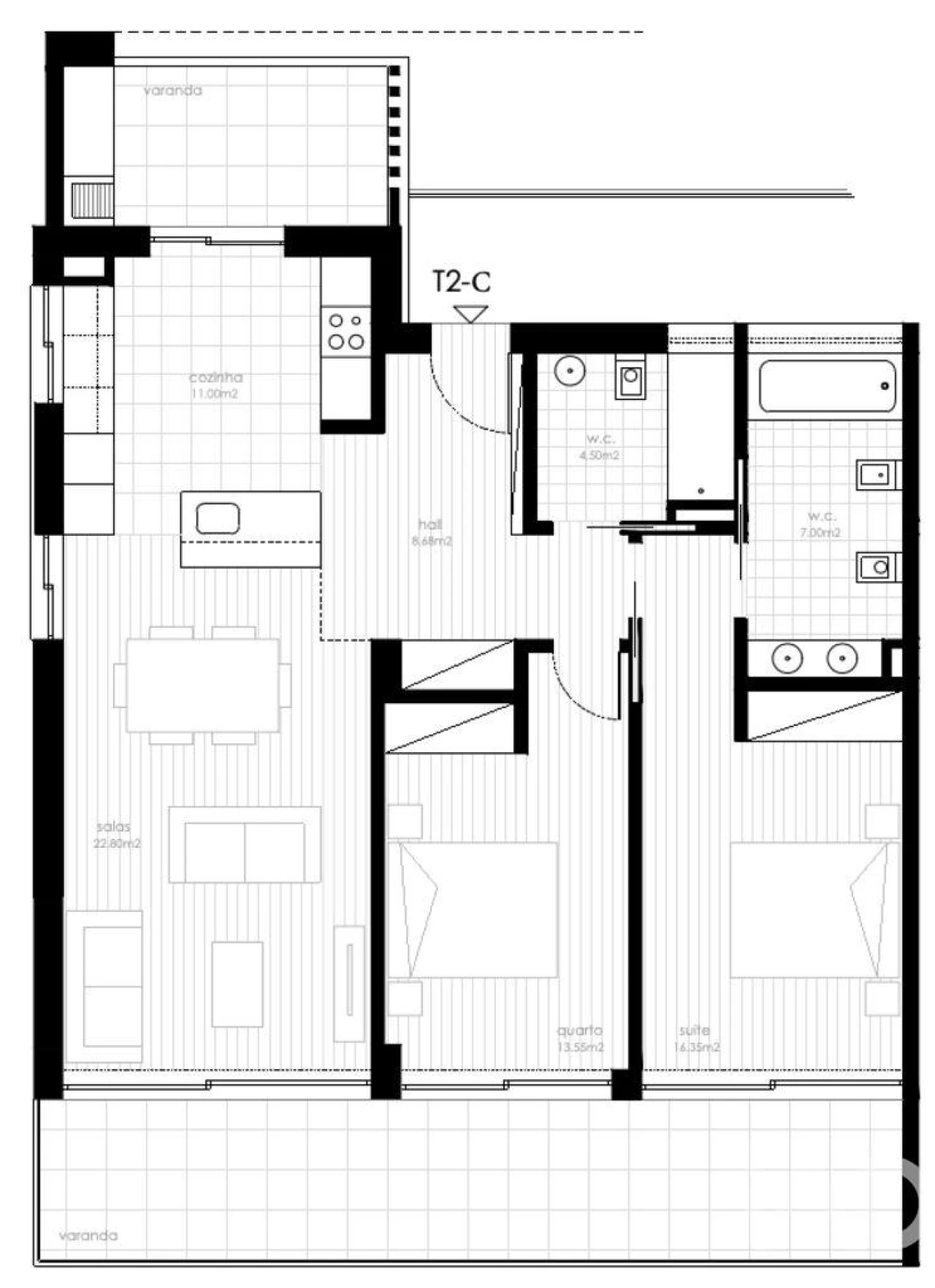 Apartamento T2 para Venda em Alvor Foto 15