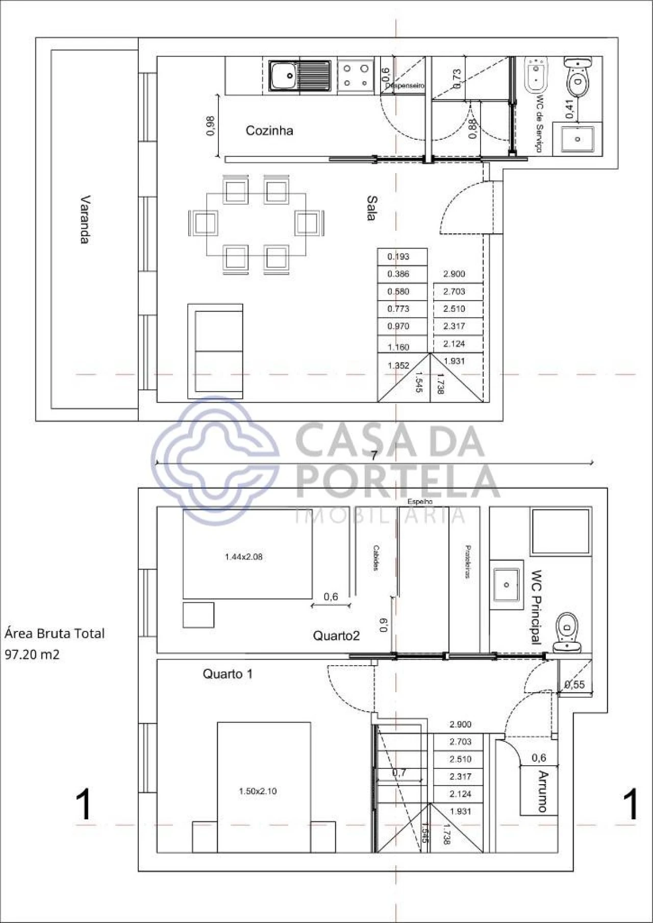 Apartamento T2 para Arrendamento em Paranhos Foto 28