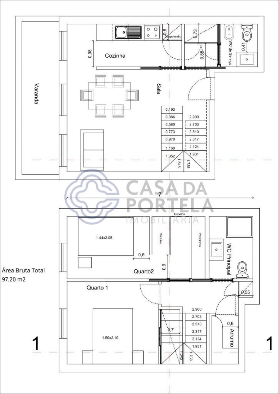 Apartamento T2 para Arrendamento em Paranhos Foto 28