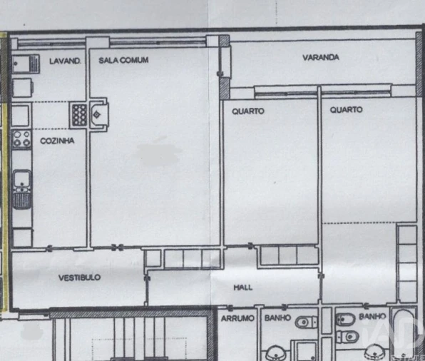 Apartamento T2 para Venda em Cidade da Maia Foto 17