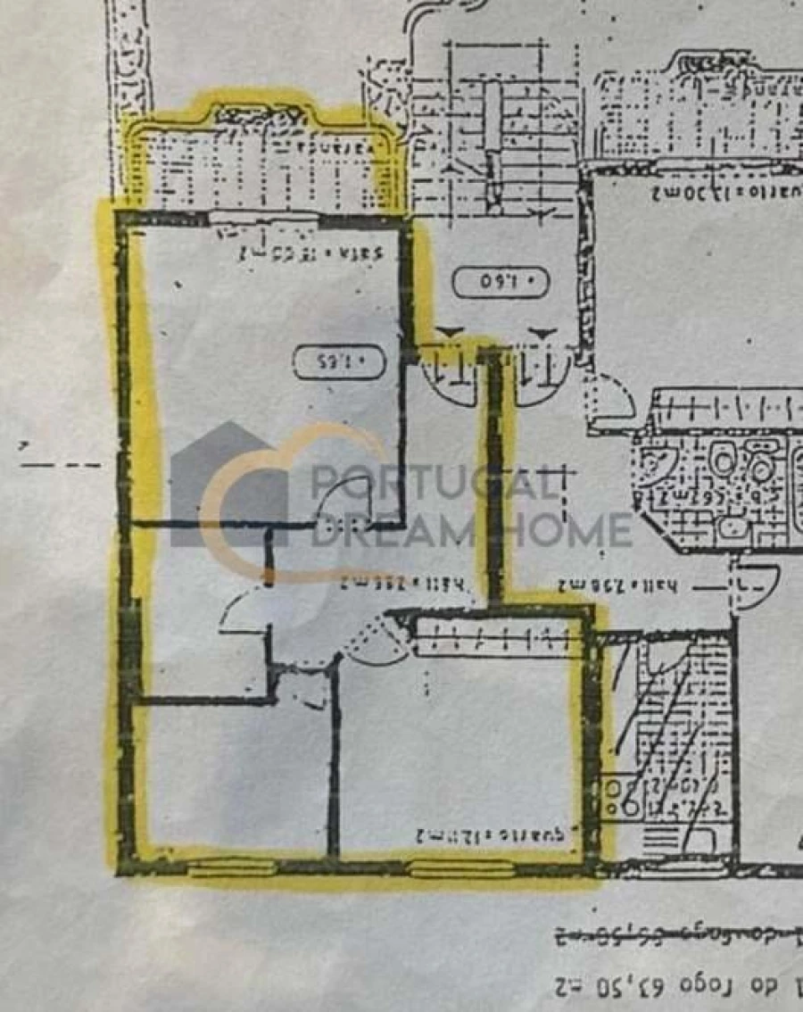 Apartamento T2 para Venda em Albufeira e Olhos de Água Planta 1