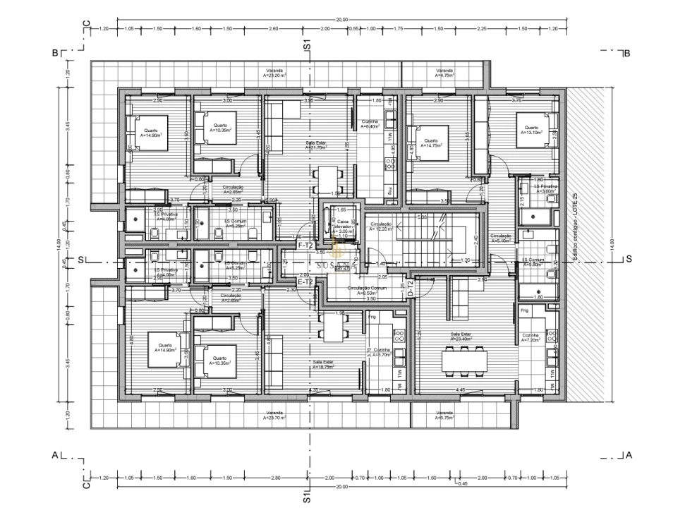Apartamento T2 para Venda em Rio de Loba Foto 2