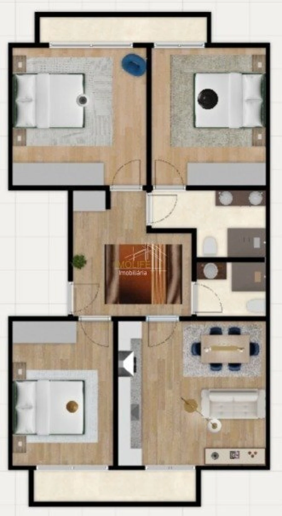 Apartamento T3 para Venda em Benfica Foto 6