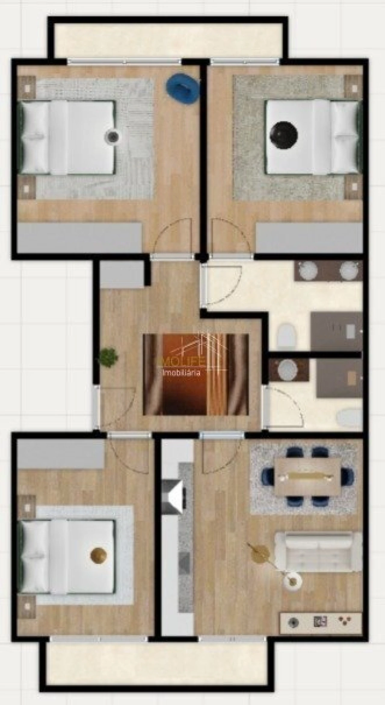 Apartamento T3 para Venda em Benfica Foto 6