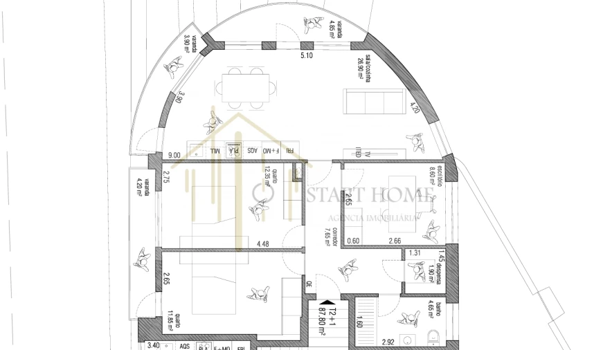 Apartamento T2 para Venda em Cortegaça Foto 13