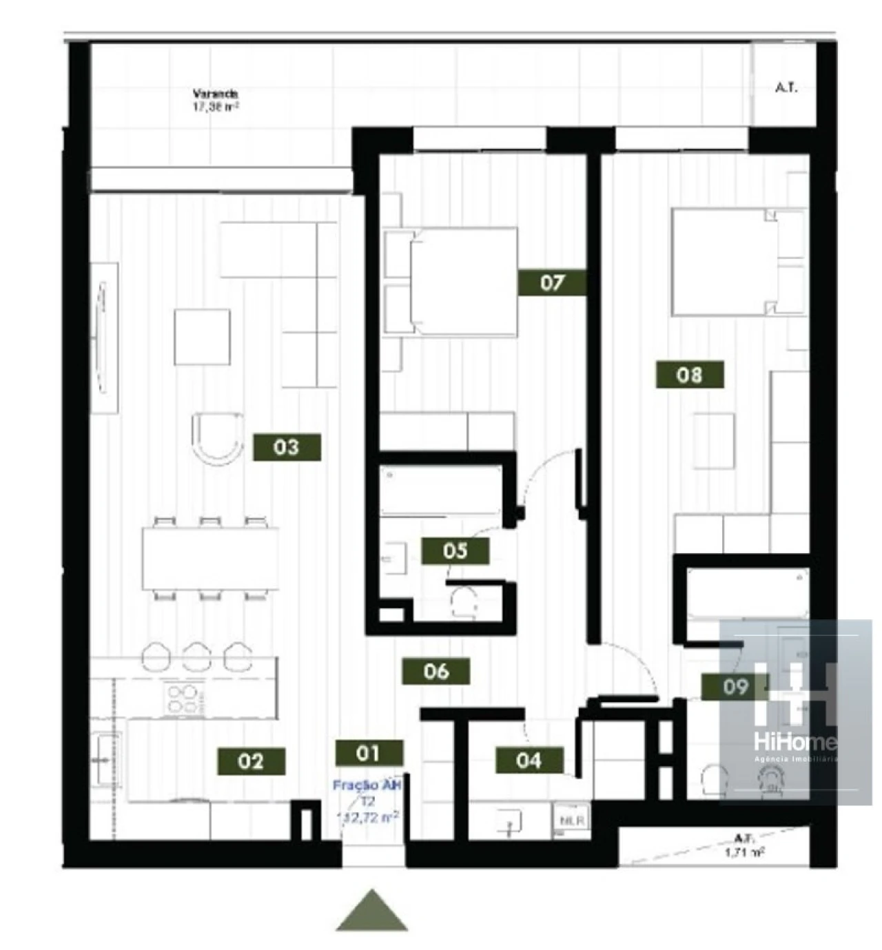 Apartamento T2 para Venda em Estreito de Camara de Lobos Foto 13