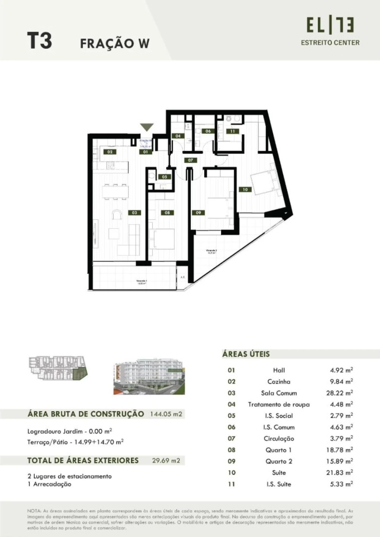 Apartamento T3 para Venda em Estreito de Camara de Lobos Foto 14