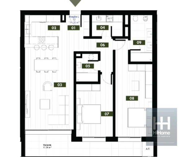 Apartamento T2 para Venda em Estreito de Camara de Lobos Foto 13