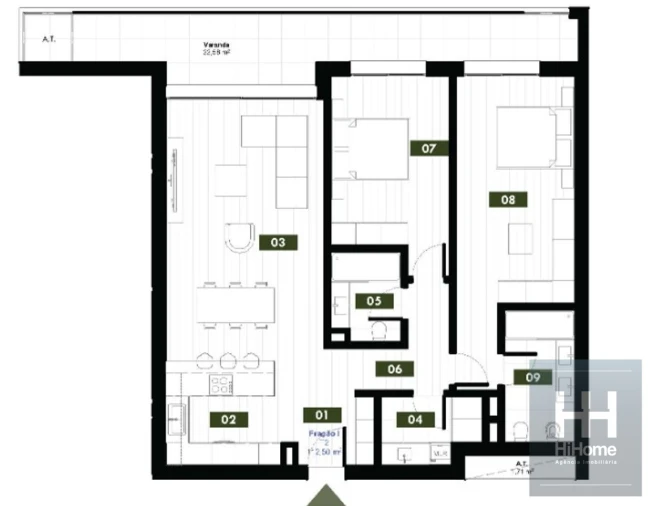 Apartamento T2 para Venda em Estreito de Camara de Lobos Foto 13