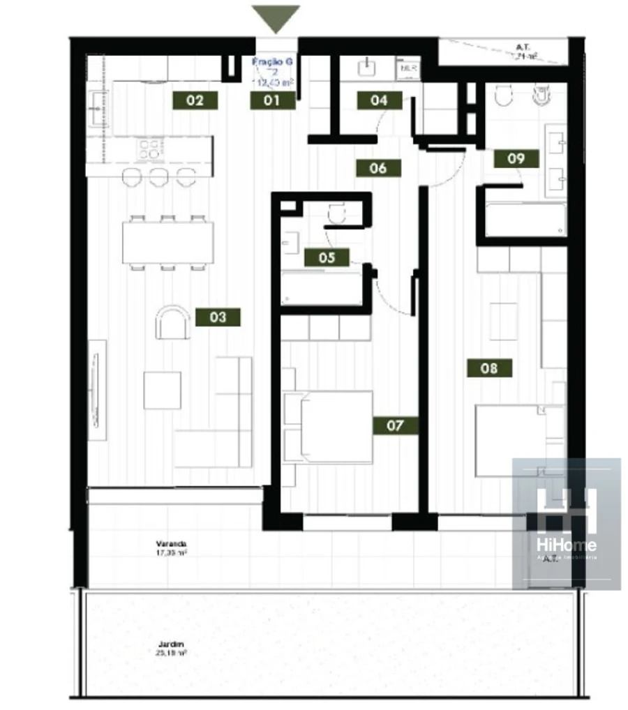 Apartamento T2 para Venda em Estreito de Camara de Lobos Foto 13