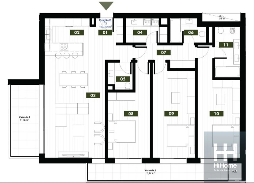 Apartamento T3 para Venda em Estreito de Camara de Lobos Foto 13
