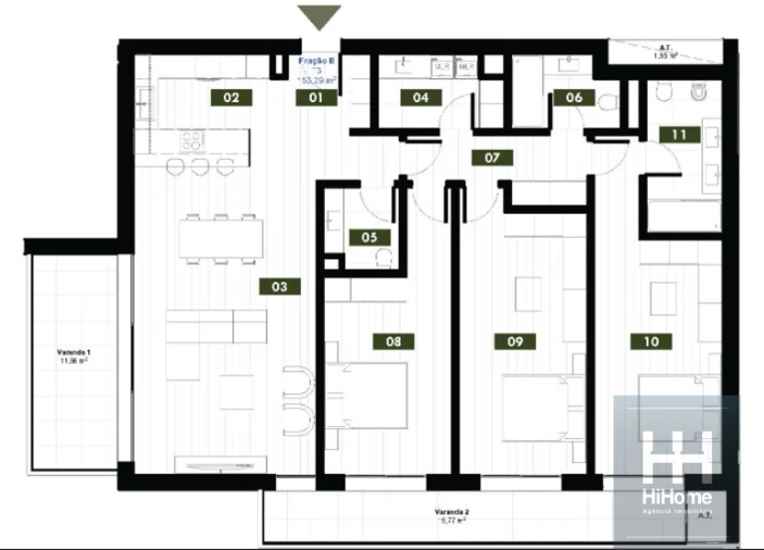 Apartamento T3 para Venda em Estreito de Camara de Lobos Foto 13