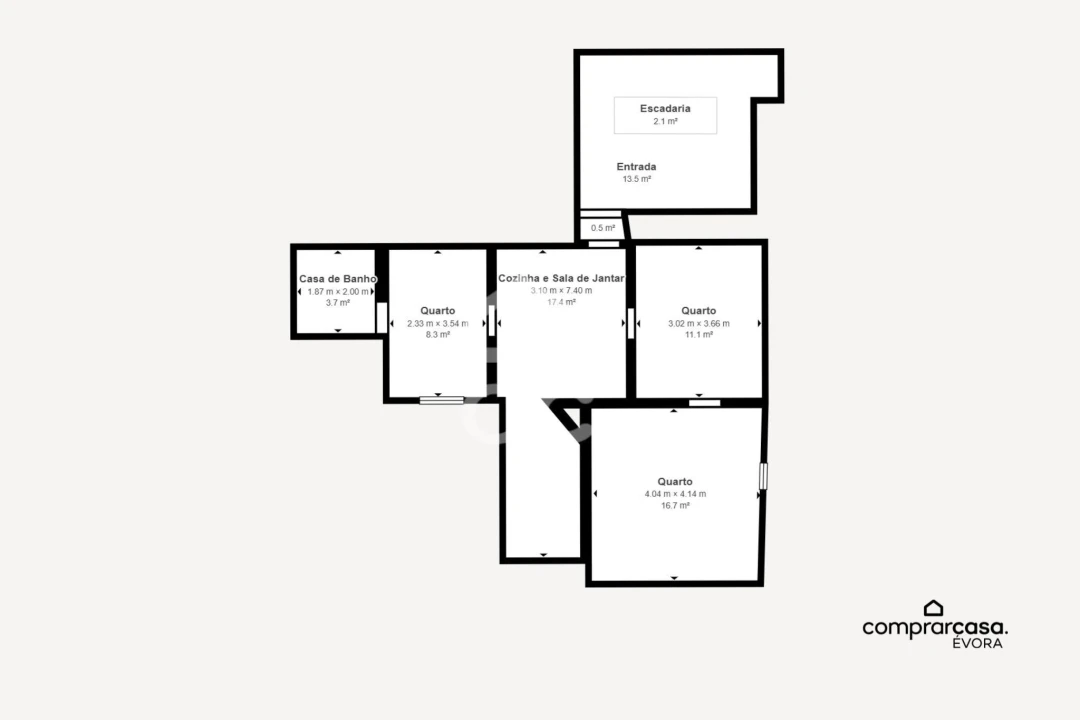 Moradia T3 para Venda em Évora (São Mamede, Sé, São Pedro e Santo Antão) Foto 25