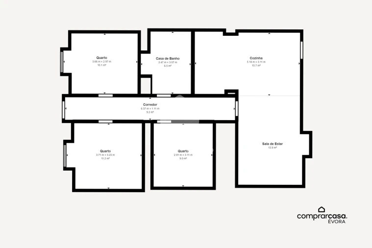 Moradia T3 para Venda em Beringel Foto 14
