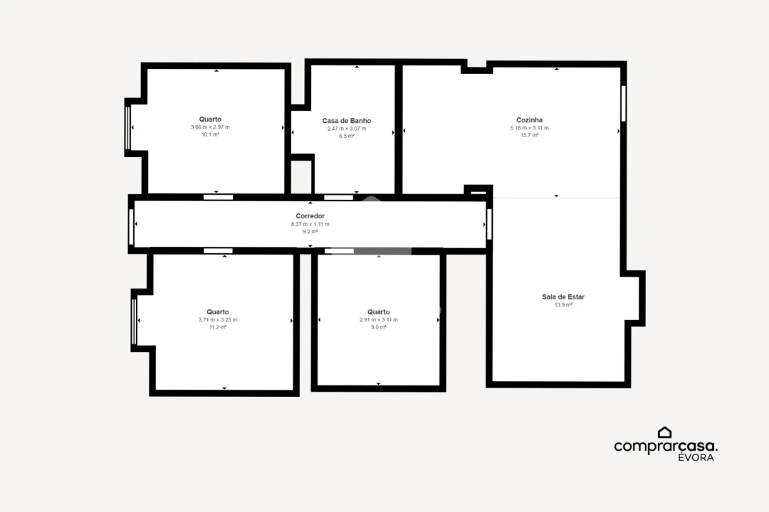 Moradia T3 para Venda em Beringel Foto 14