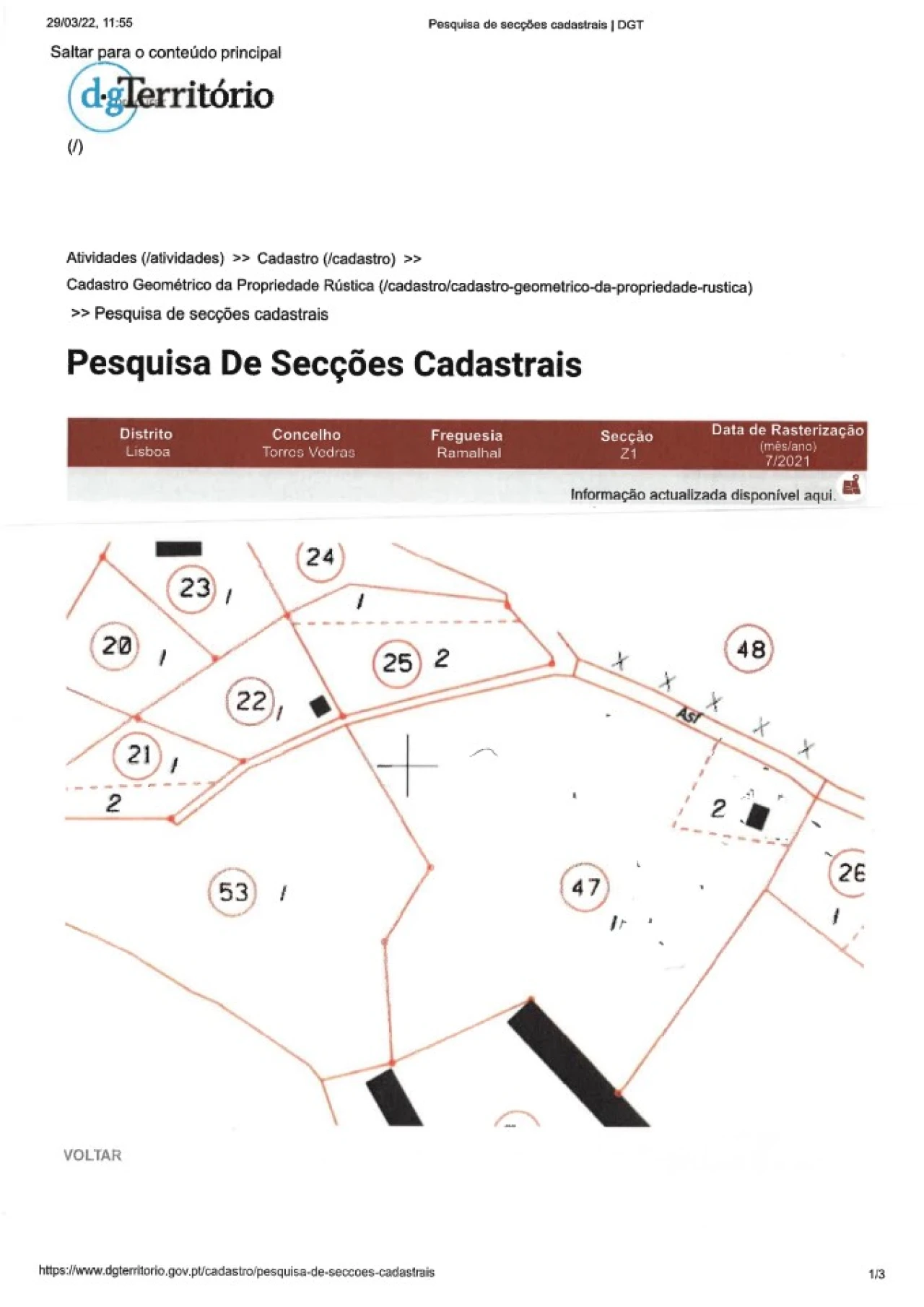 Moradia T1 para Venda em Campelos e Outeiro da Cabeça Planta 2