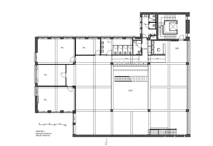 Escritório para Arrendamento em Alvalade Planta 2