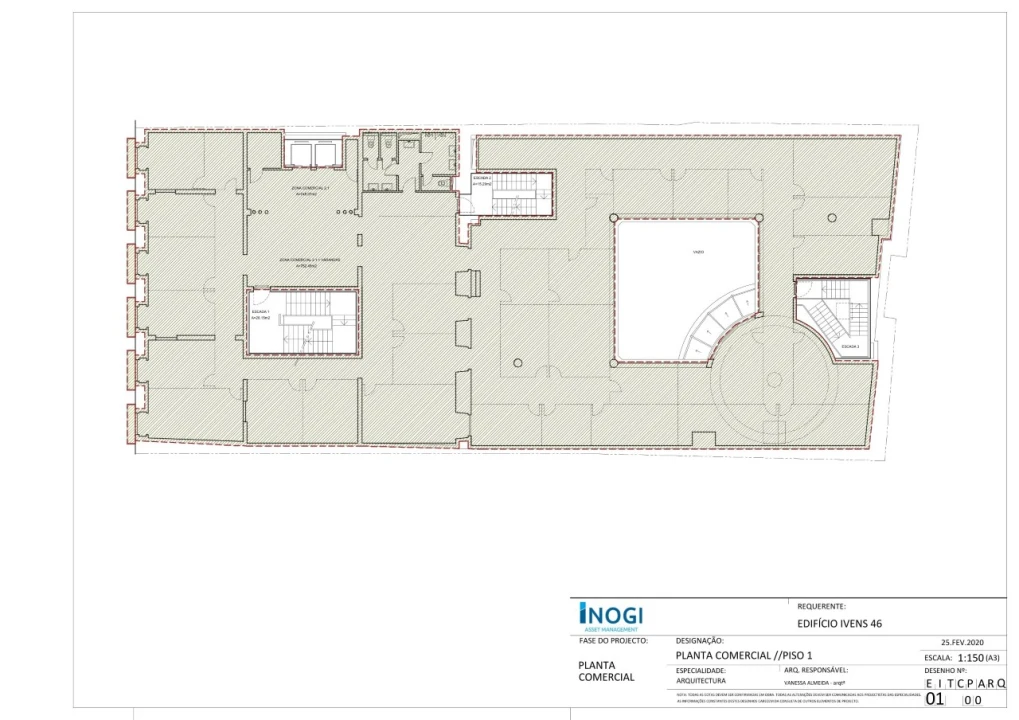 Escritório para Arrendamento em Santa Maria Maior Planta 2
