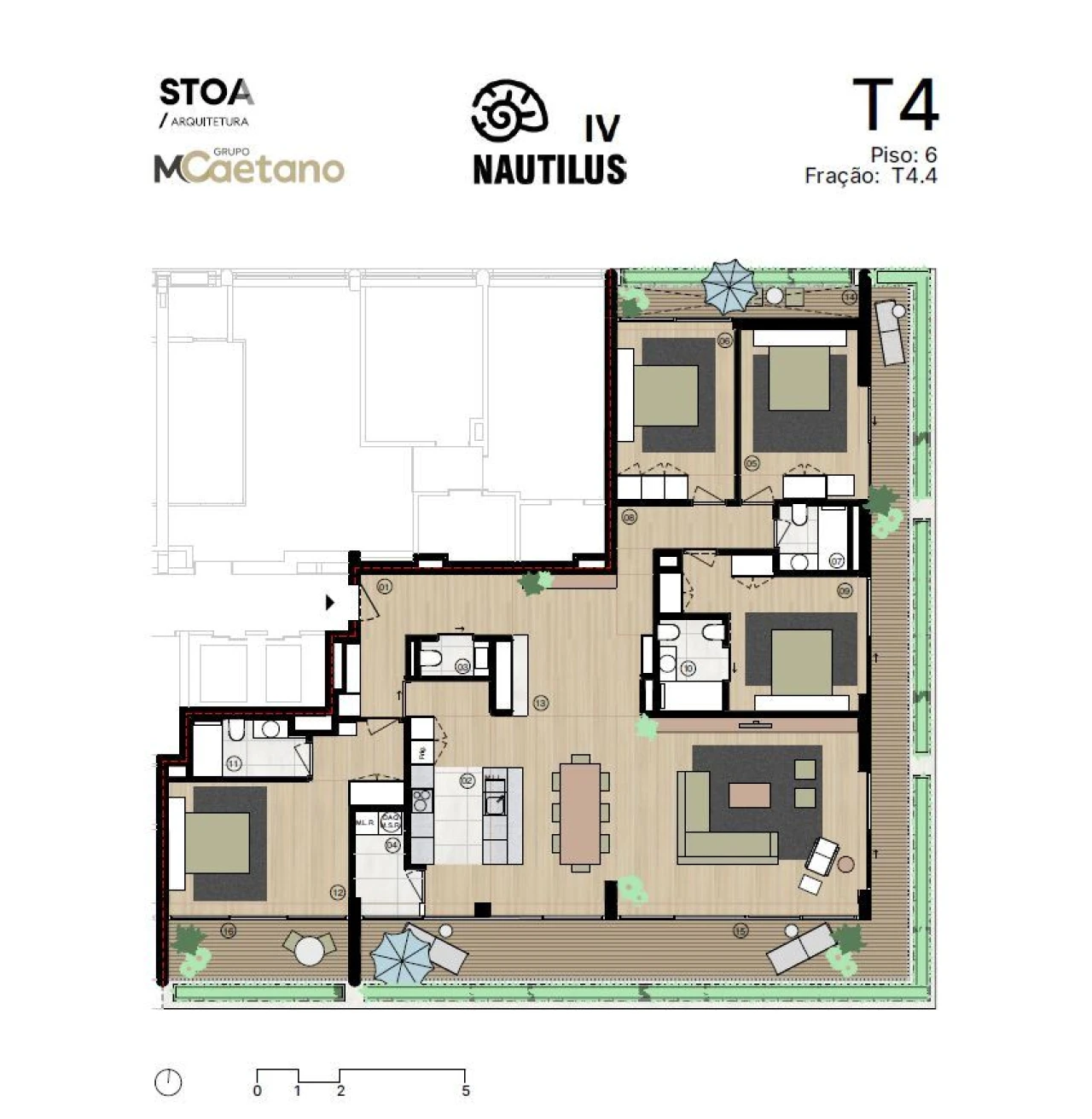 Apartamento T4 para Venda em Custóias, Leça do Balio e Guifões Foto 20