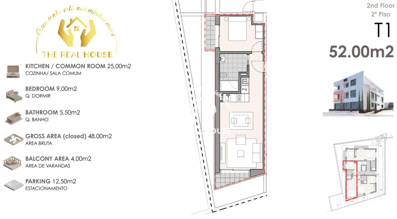 Apartamento T1 para Venda em Machico Foto 6