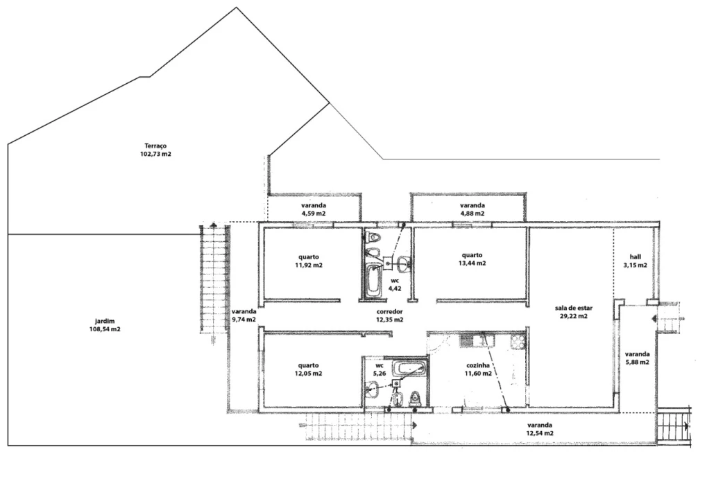 Moradia T3 para Venda em Nazare Planta 2