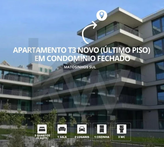 Apartamento T3 para Venda em Matosinhos e Leça da Palmeira