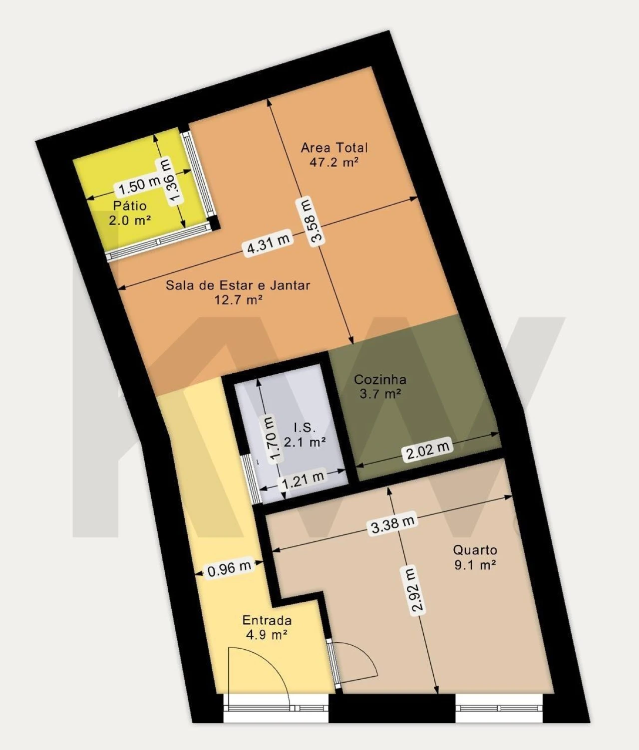 Moradia T1 para Venda em Carregueiros Foto 16