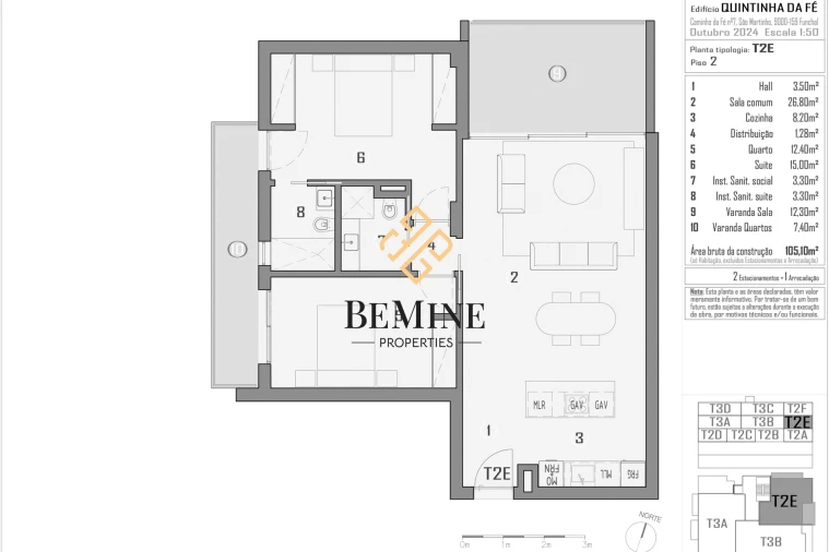 Apartamento T2 para Venda em São Martinho Foto 19