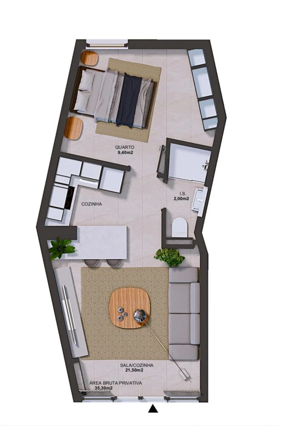 Apartamento T1 para Venda em Olivais Foto 16