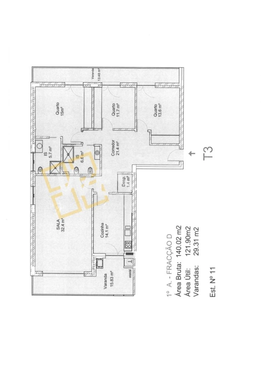 Apartamento T3 para Venda em A dos Cunhados e Maceira Foto 15