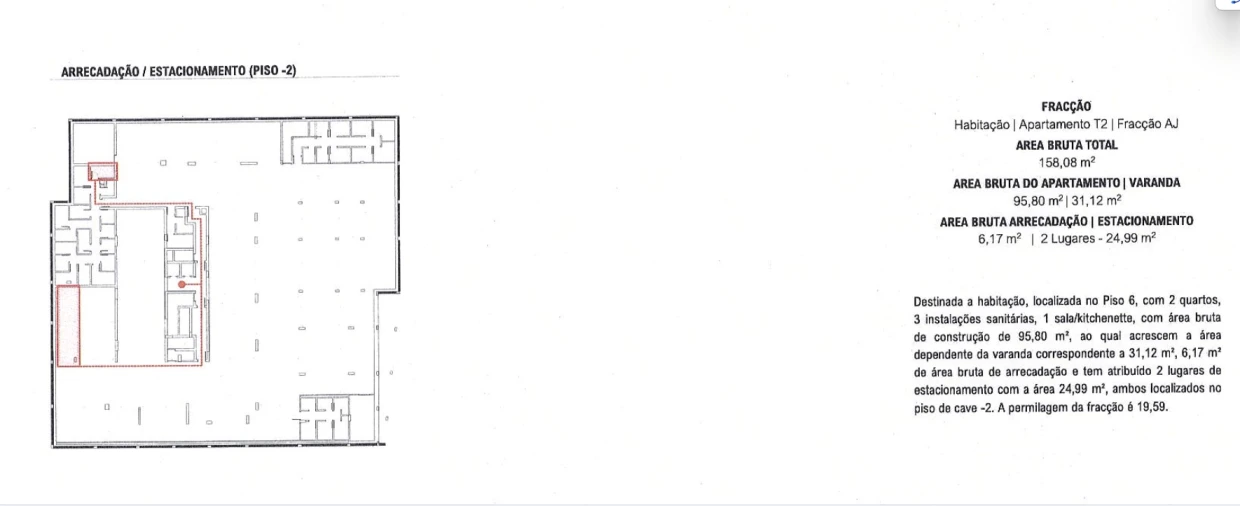 Apartamento T2 para Venda em Algés, Linda-A-Velha e Cruz Quebrada-Dafundo Foto 36