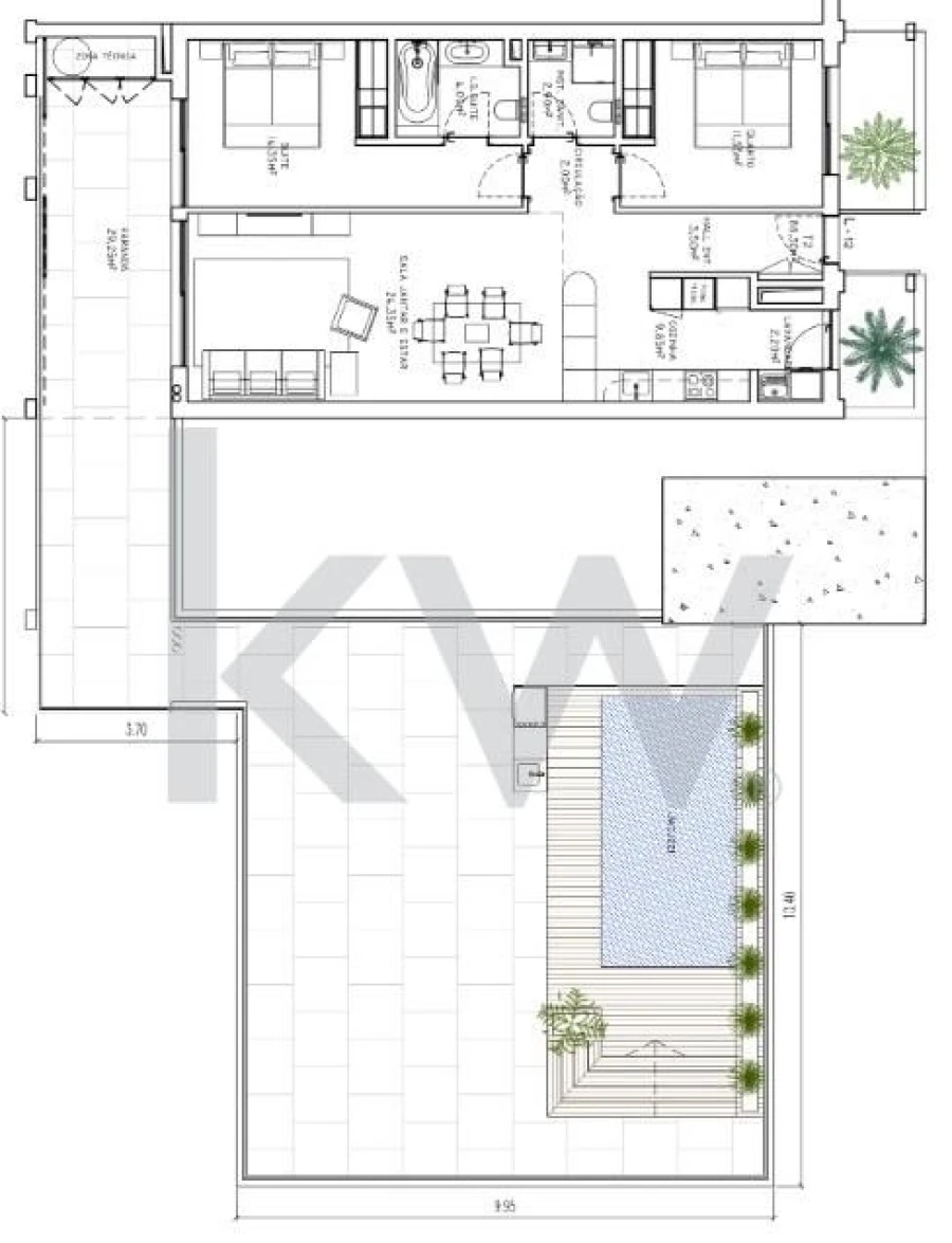 Apartamento T2 para Venda em São Martinho Foto 20