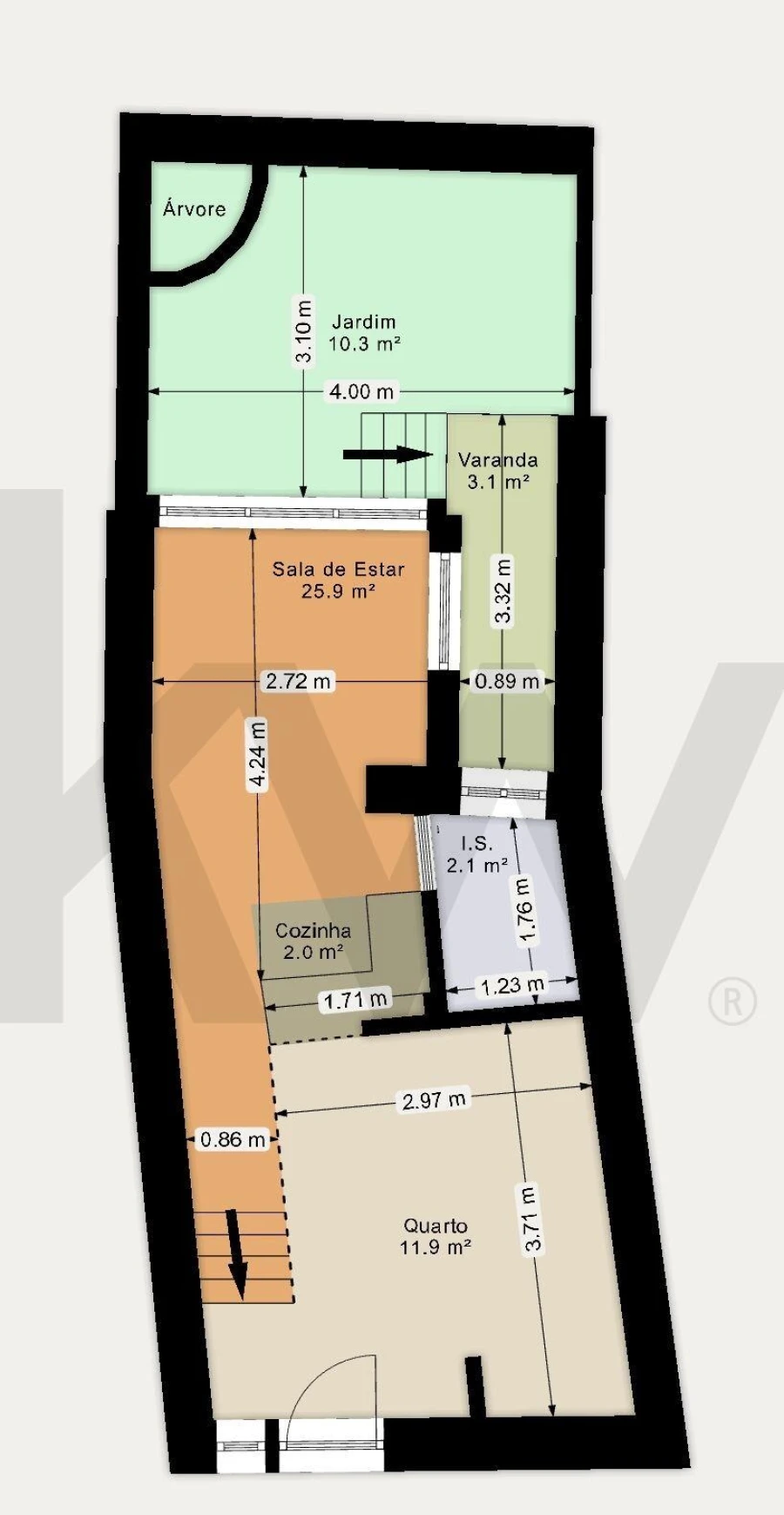 Moradia T1 para Venda em Carregueiros Foto 19