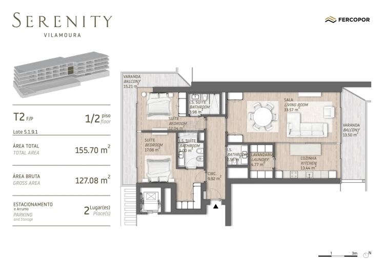 Apartamento T2 para Venda em Quarteira Foto 16