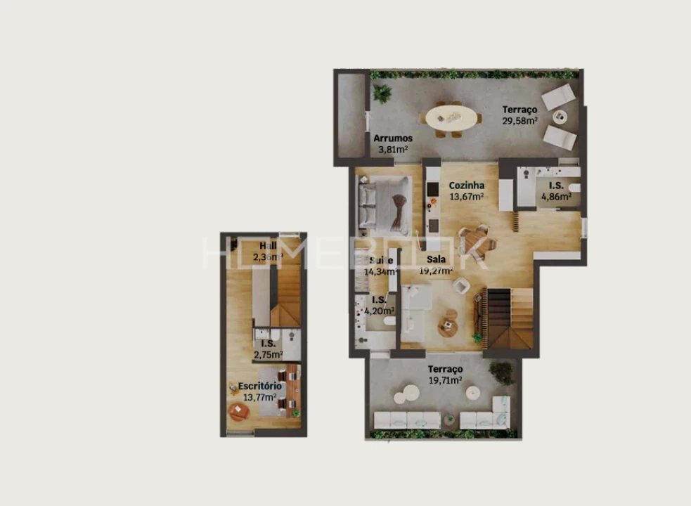 Apartamento T2 para Venda em Glória e Vera Cruz Foto 12