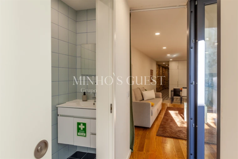 Apartamento T1 para Arrendamento em Braga (Maximinos, Sé e Cividade) Foto 16