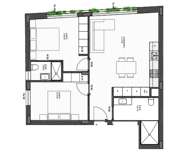 Apartamento T2 para Venda em Glória e Vera Cruz Foto 10