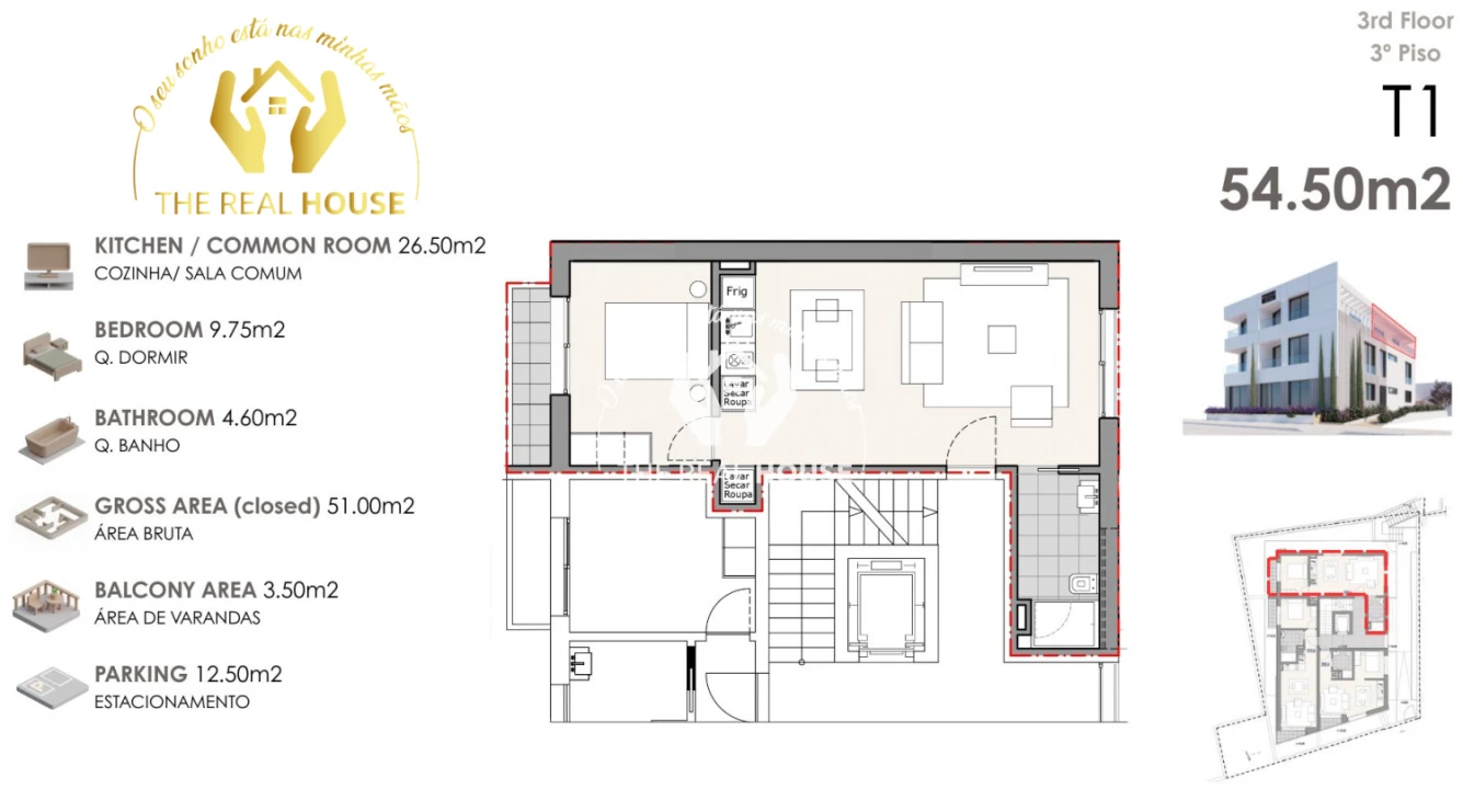 Apartamento T1 para Venda em Machico Foto 6