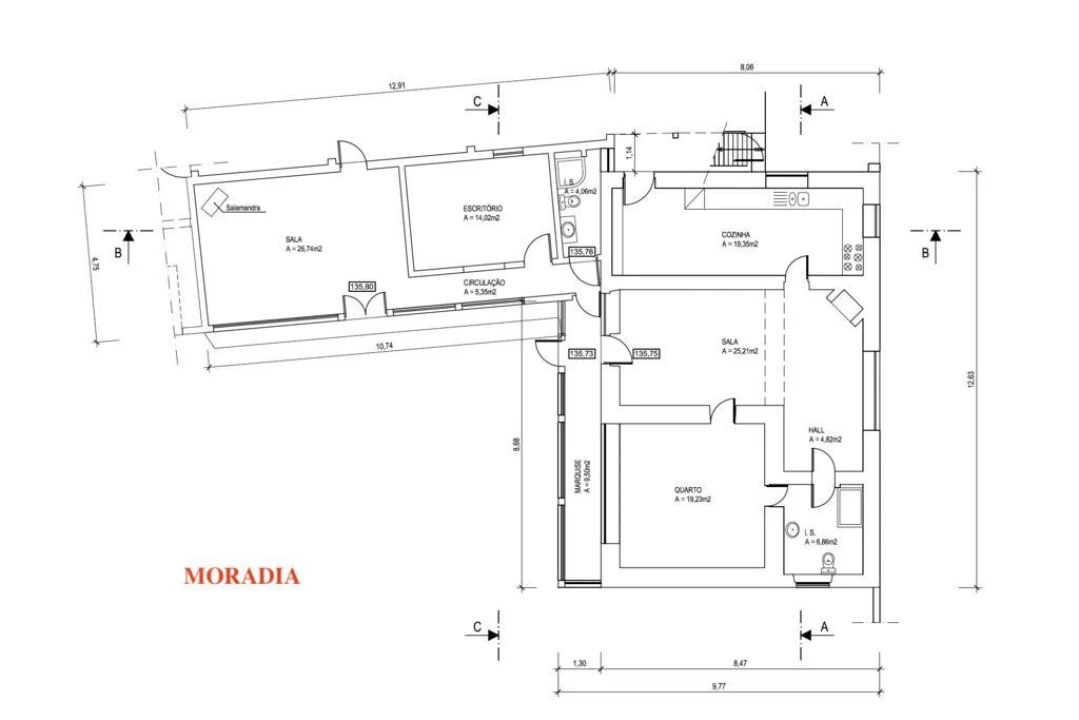 Moradia T3 para Venda em Abitureiras Foto 37