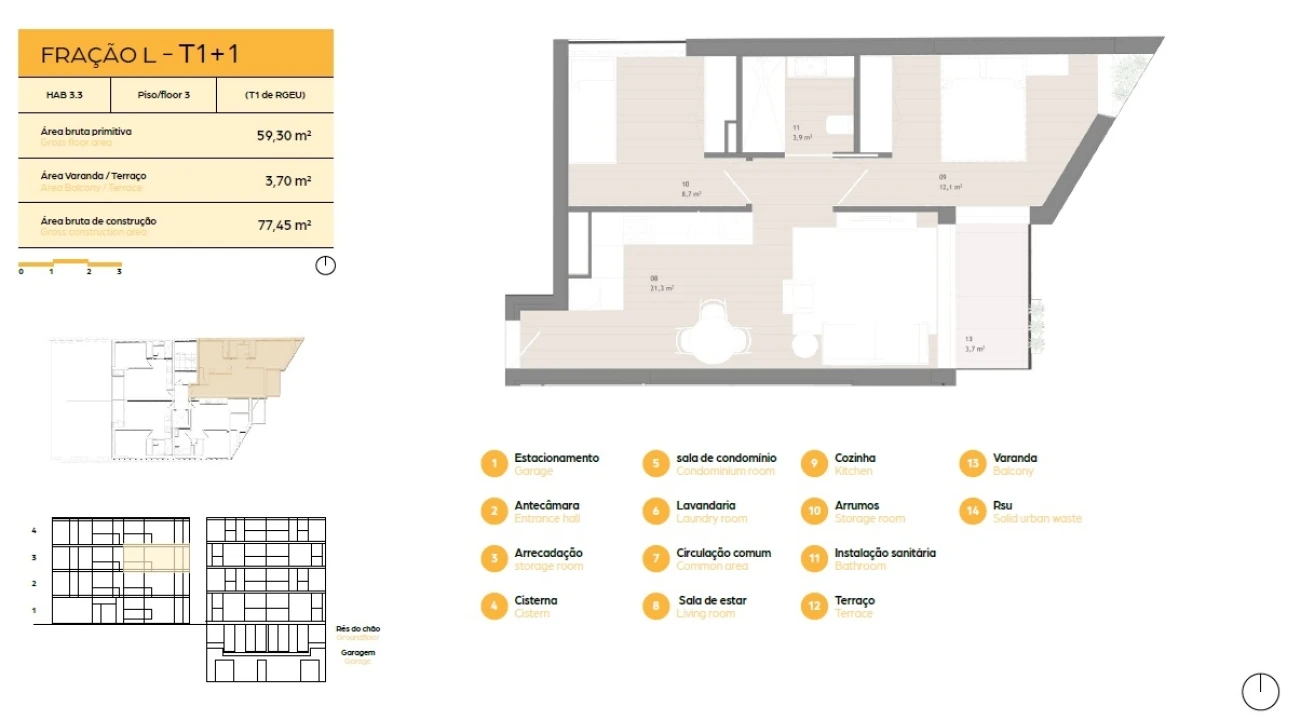 Apartamento T2 para Venda em Matosinhos e Leça da Palmeira Foto 26