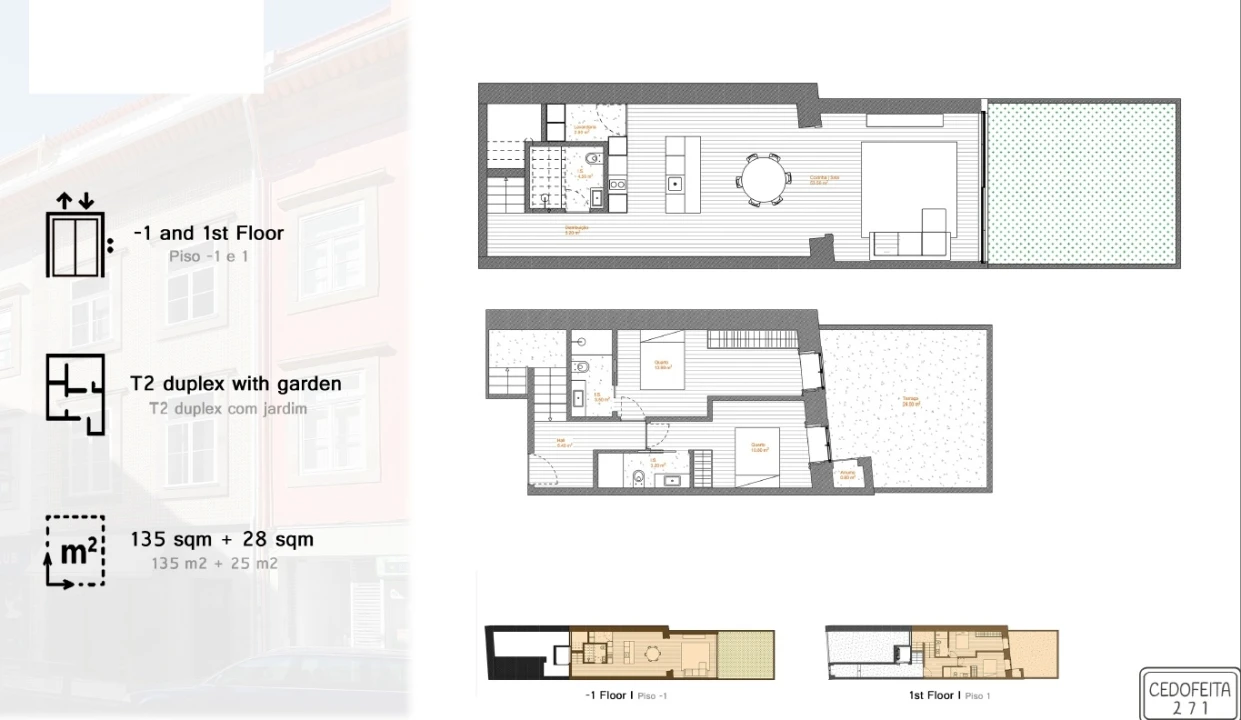 Apartamento T2 para Venda em Cedofeita, Santo Ildefonso, Sé, Miragaia, São Nicolau e Vitória Foto 5