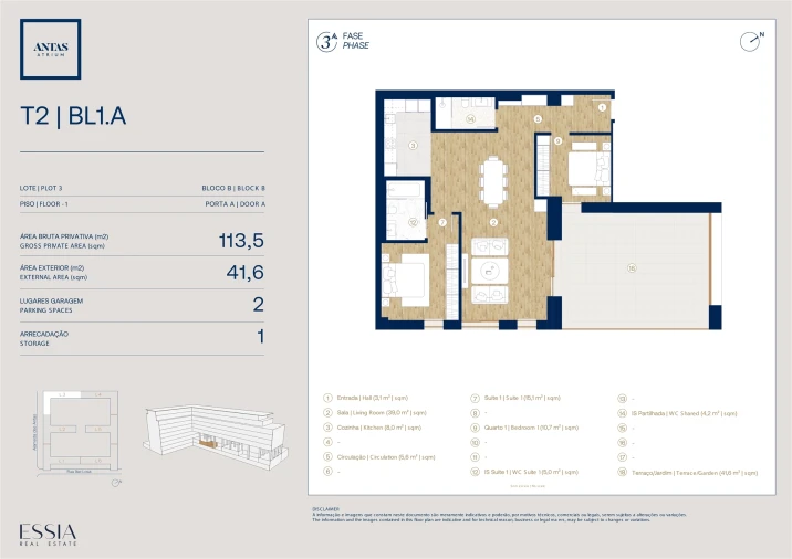 Apartamento T2 para Venda em Campanhã Planta 1
