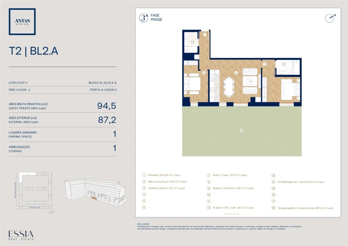Apartamento T2 para Venda em Campanhã Planta 1